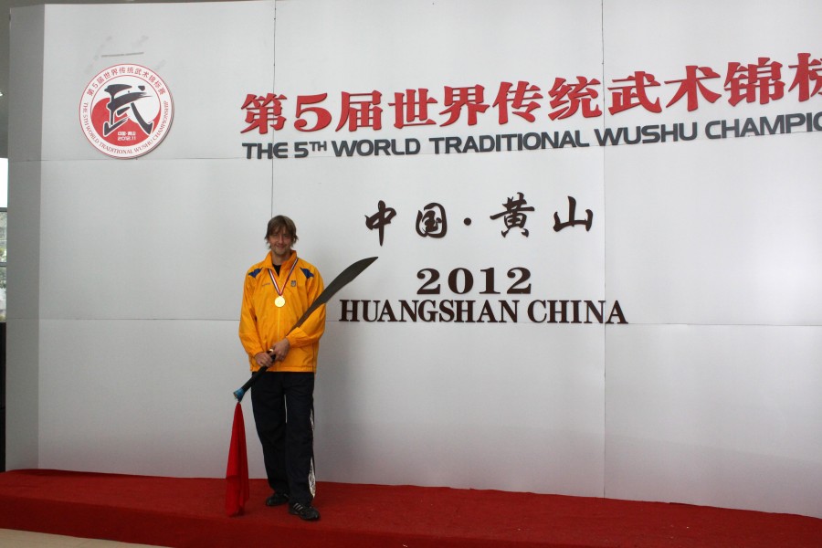 Vladimir Fedortsov. World Traditional Wushu champion. Huangshan, China 2012.