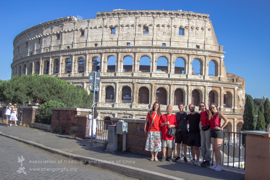 Mu Yuchun in Rome, Italy