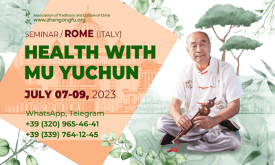 Rome. Italy. Seminar "Health and Wellbeing with Master Mu Yuchun". July 07-09, 2023.