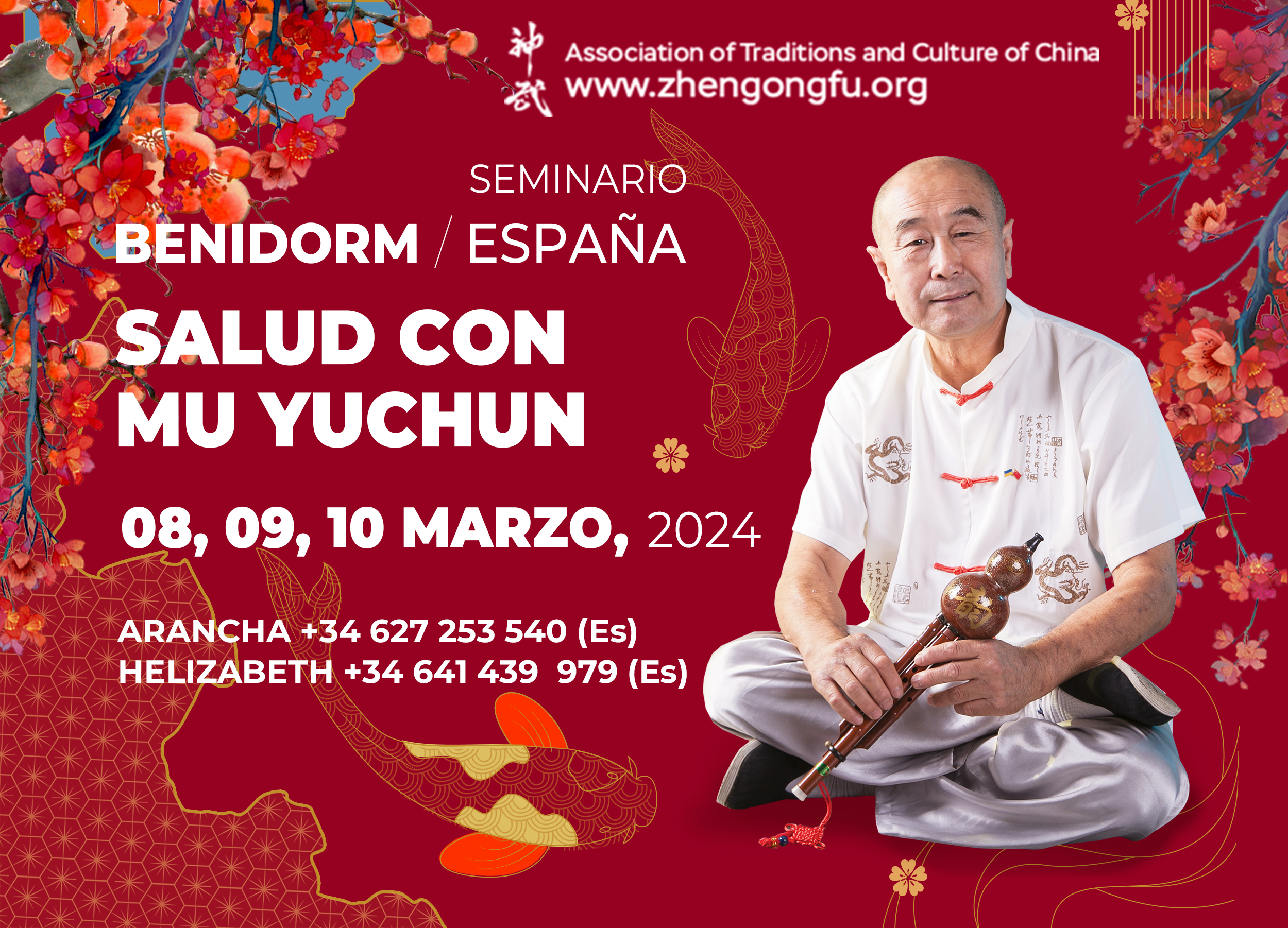 Benidorm, Spain, Sеminar, Health, Master Mu Yuchun, 2023