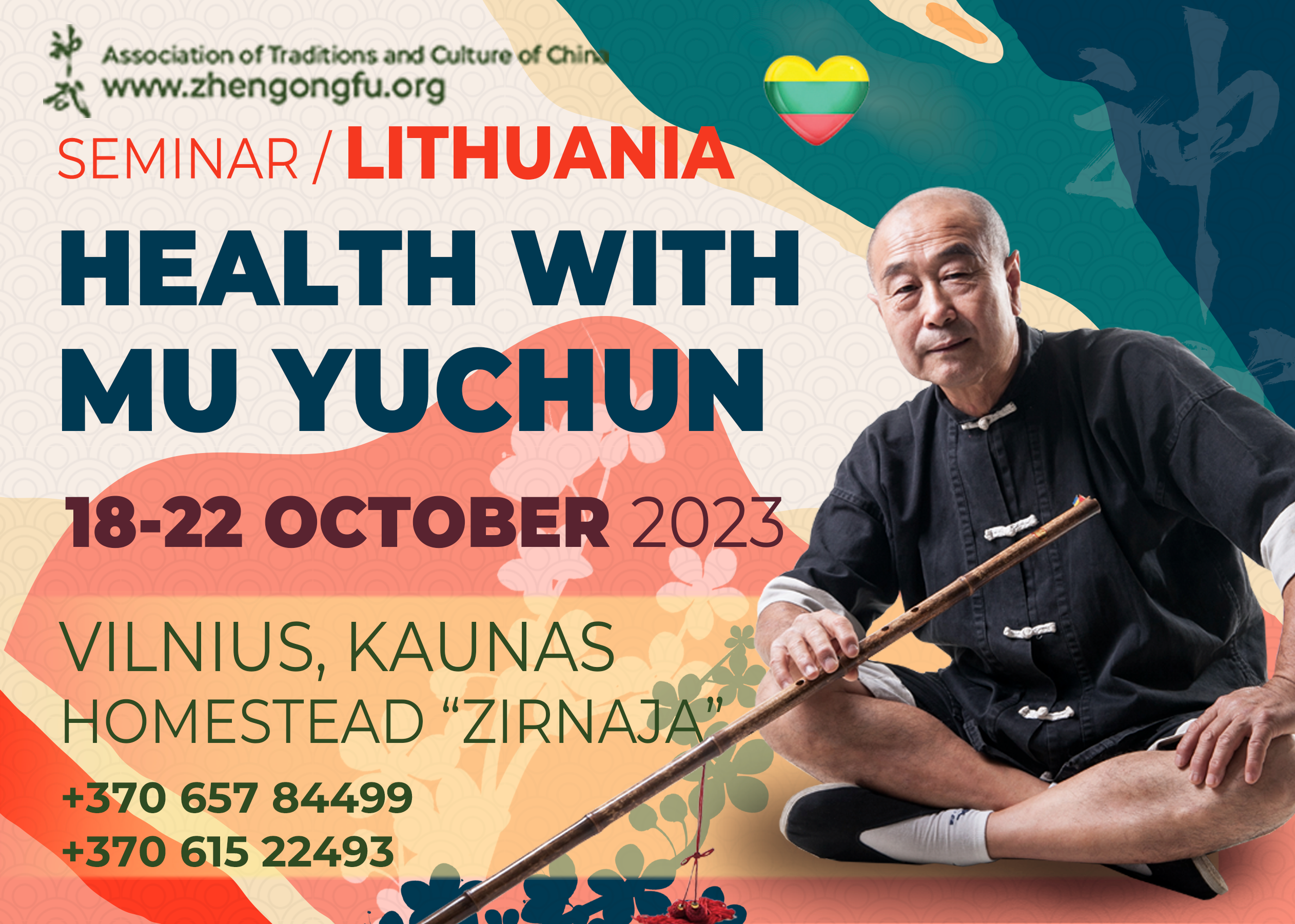 Lithuania, Seminar, Health, Mu Yuchun, OCTOBER, 2023.