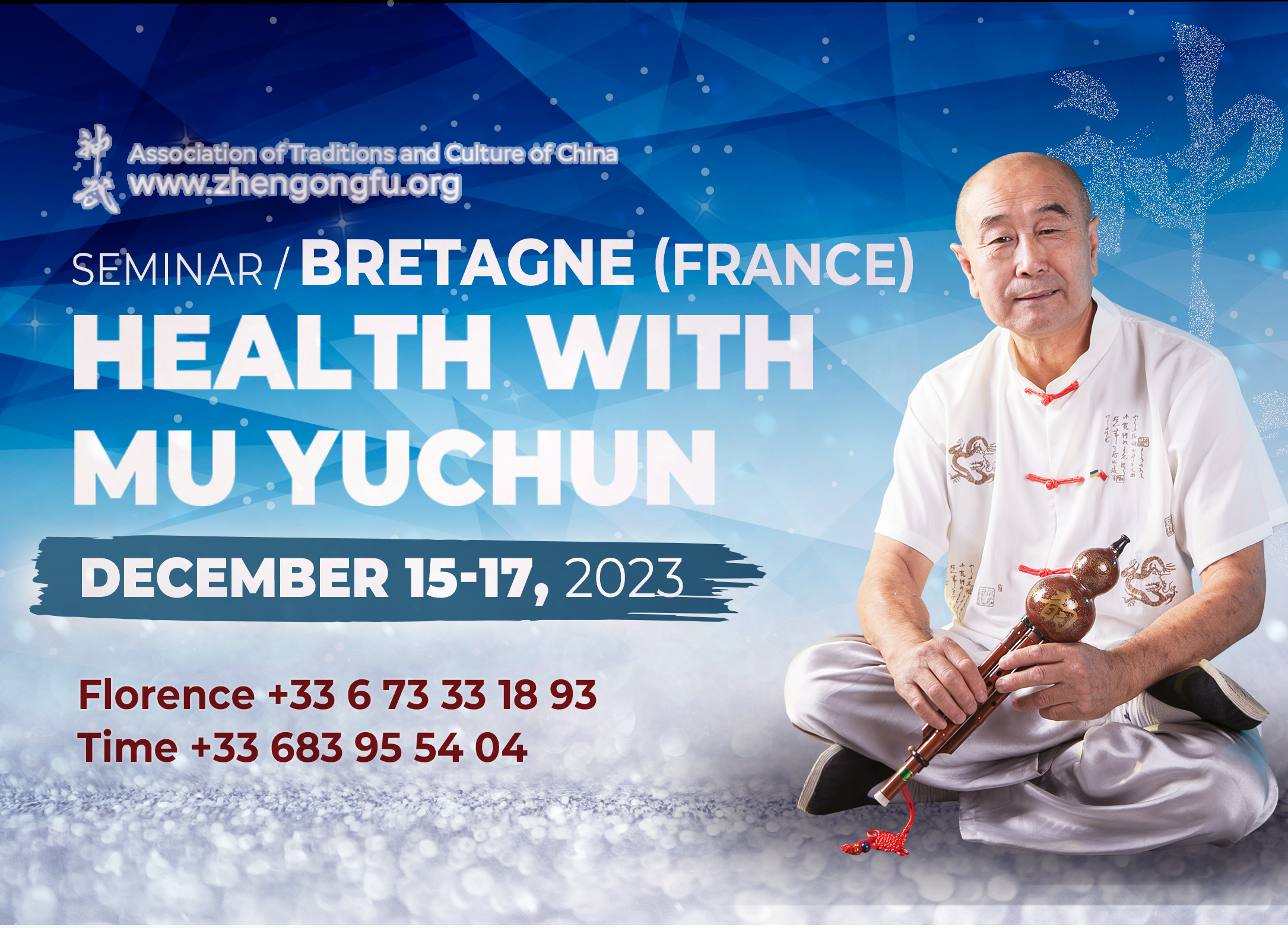 Bretagne, France, Sеminar, Health, Master Mu Yuchun, December, 2023.