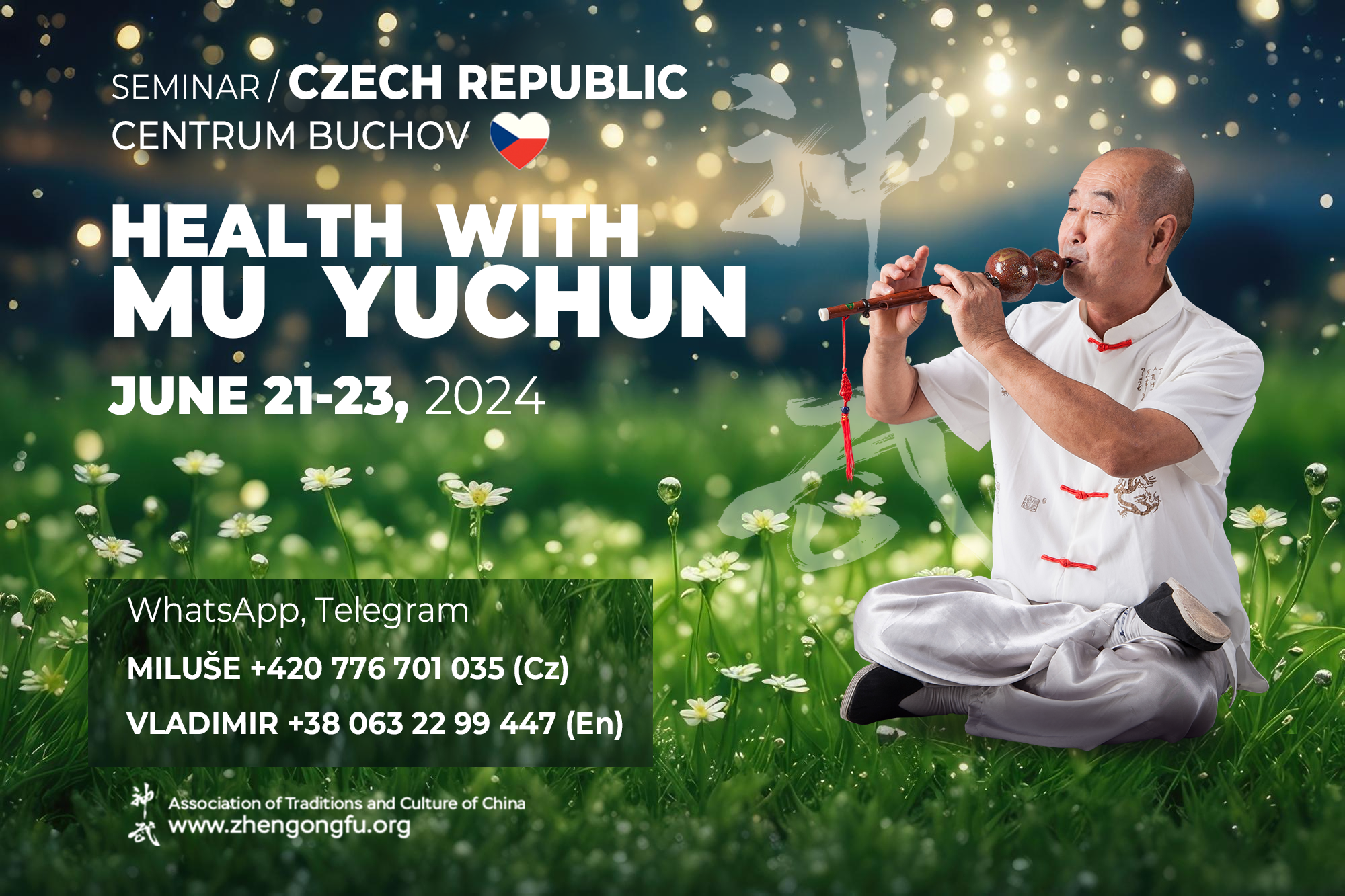 Czech Republic, Centrum Buchov, Sеminar, Health, Master Mu Yuchun, June, 2024.