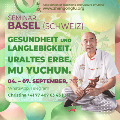 Switzerland, Basel, Seminar, Health, longevity, Ancient Heritage, Mu Yuchun, 4 – September, 2025.