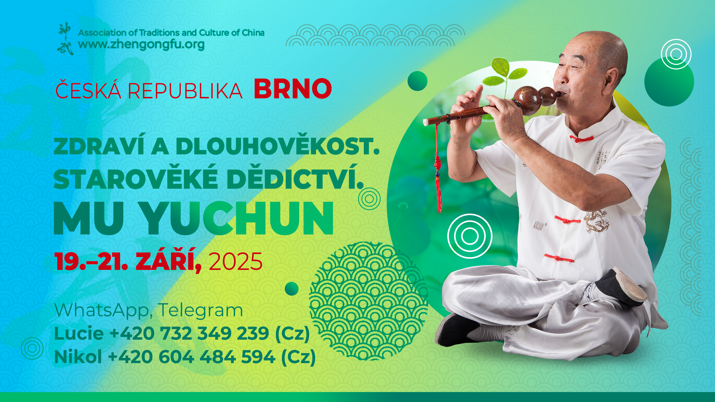 Brno, Czech Republic, Seminar, Health, longevity, Ancient, Heritage, Mu Yuchun, September, 2025.