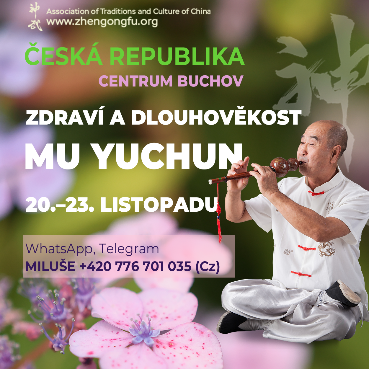 Czech Republic, Centrum Buchov, Seminar, Health, longevity, Ancient Heritage, Mu Yuchun, November, 2025.