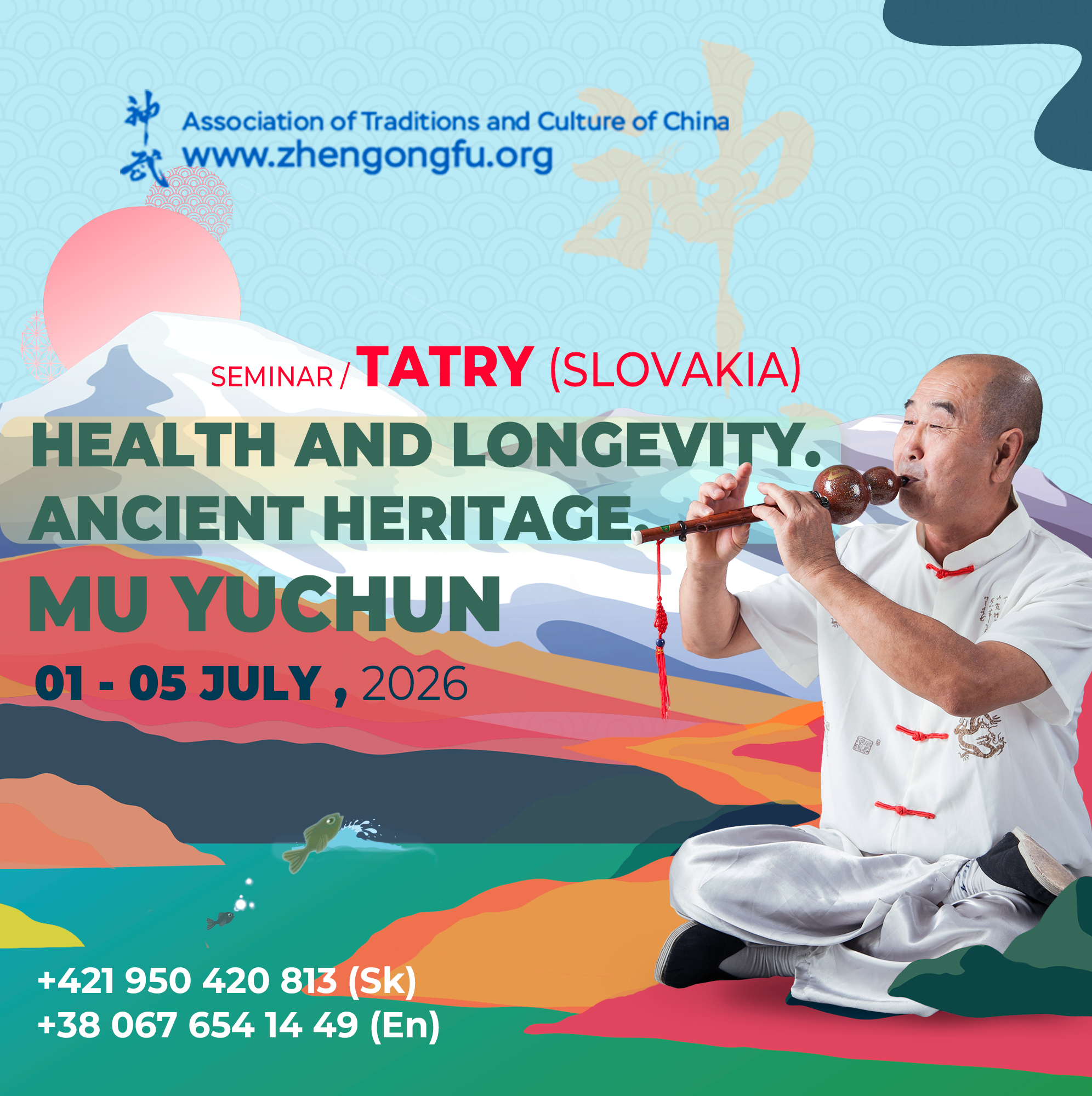 Tatry, Slovakia, Seminar, Health, longevity, Ancient Heritage, Mu Yuchun, 01-05 July, 2026.