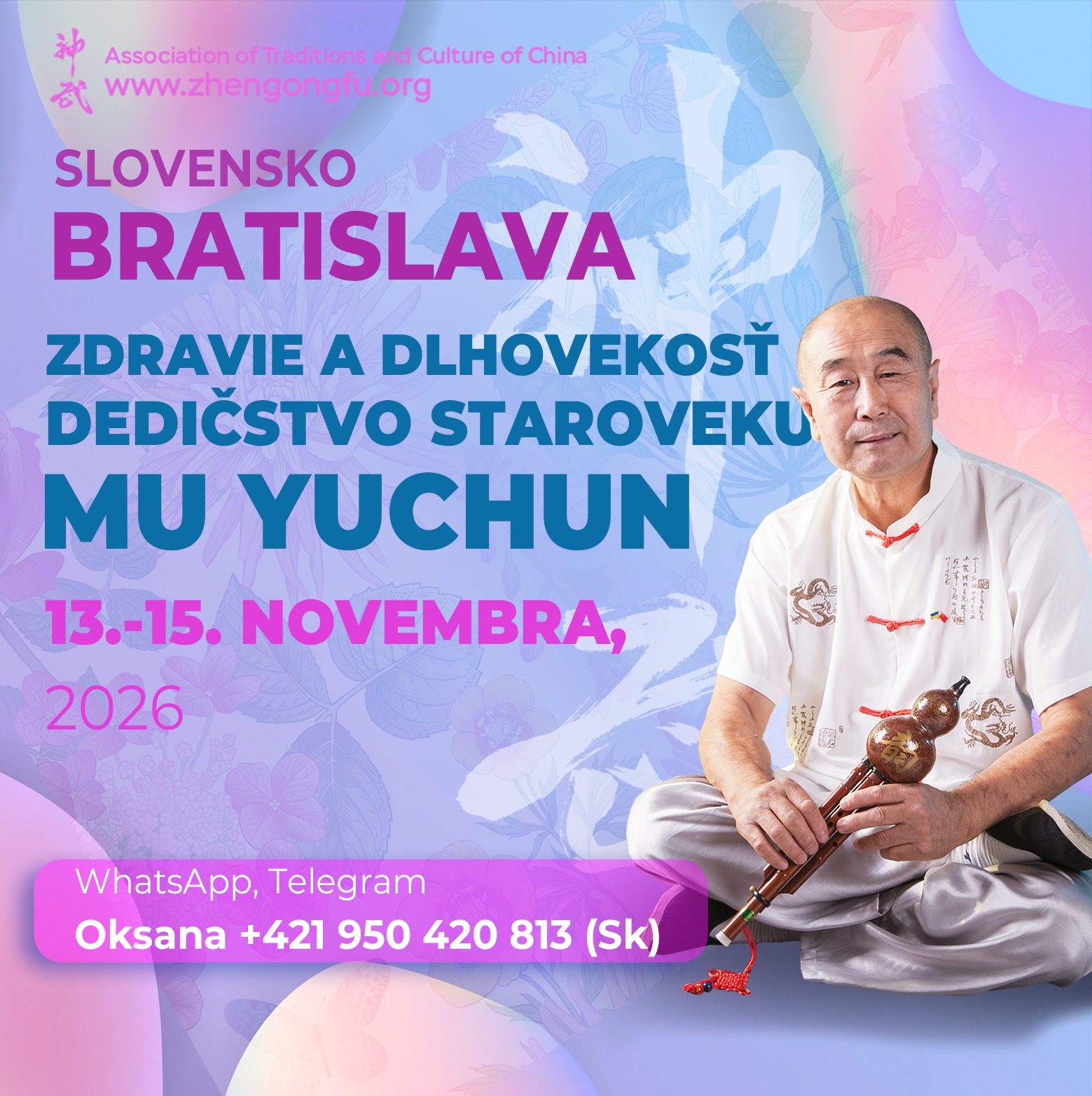 Bratislava, Slovakia, Health, longevity, Ancient Heritage., Mu Yuchun, November, 2026